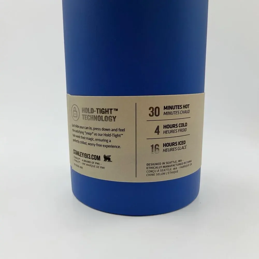 Stanley Everyday Can Cooler 10 oz Blue NWT - Picture 3 of 5
